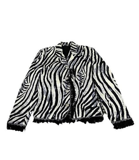 versace zebra jacket|Versace jacket vintage.